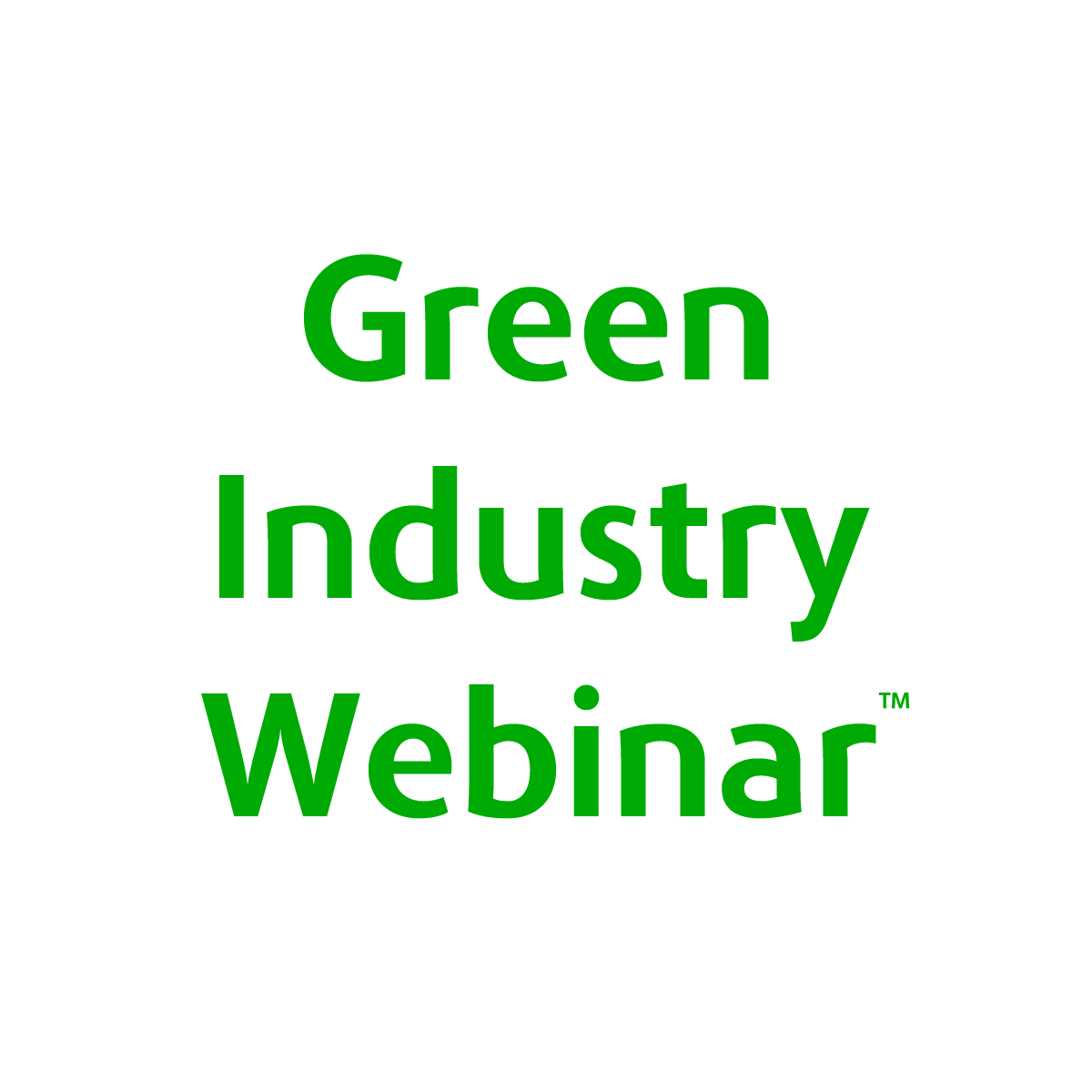 Green Industry Webinar Logo Round